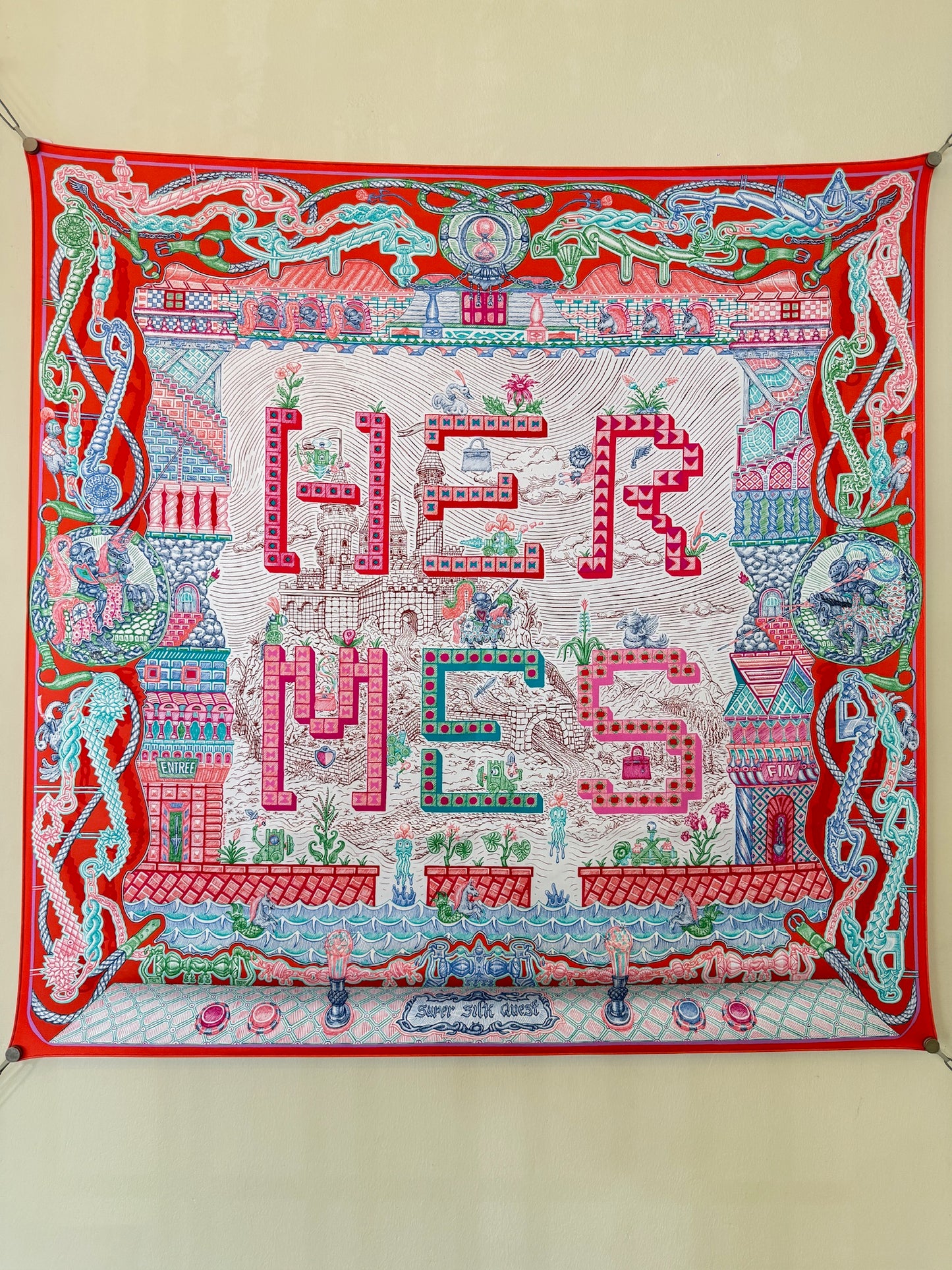 Hermès 90cm Silk Scarf