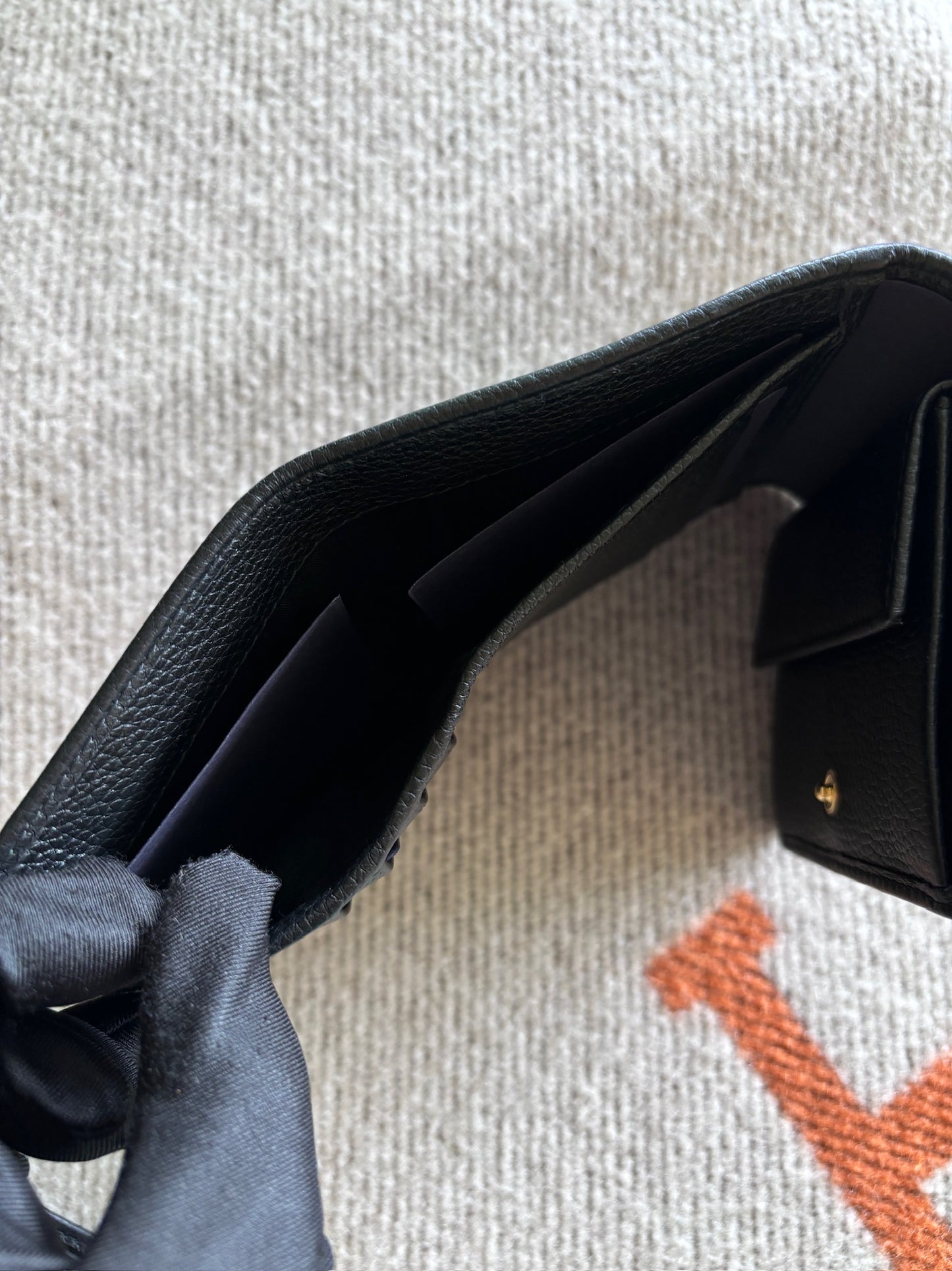 Prada Women's Trifold Compact Wallet