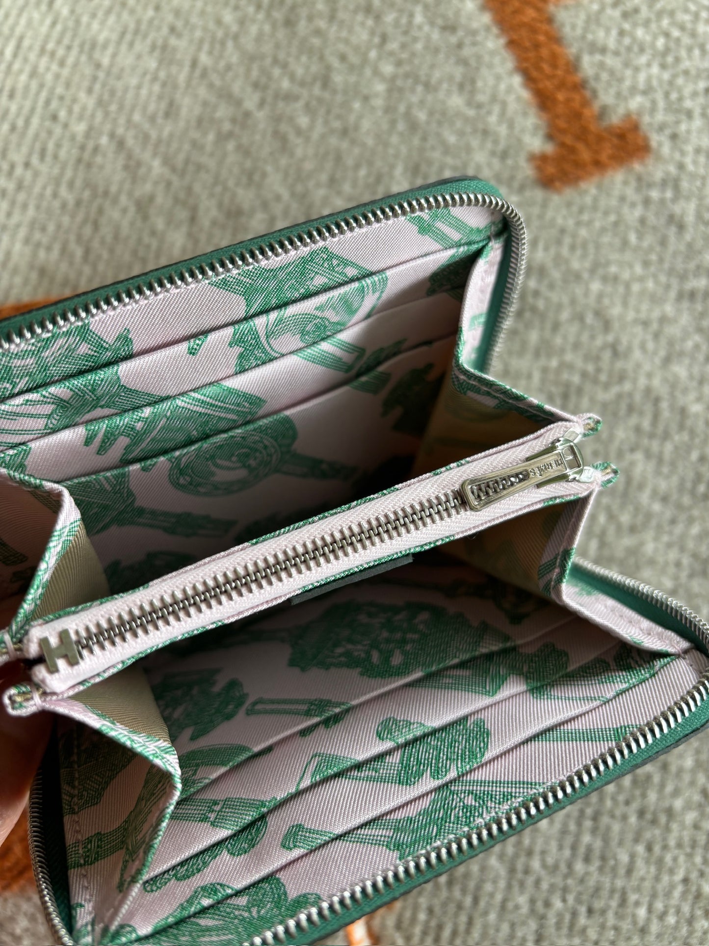 Hermès Silk'In Compact Wallet