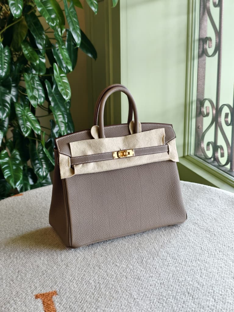 Hermes Birkin25 Etoupe Ghw Togo
