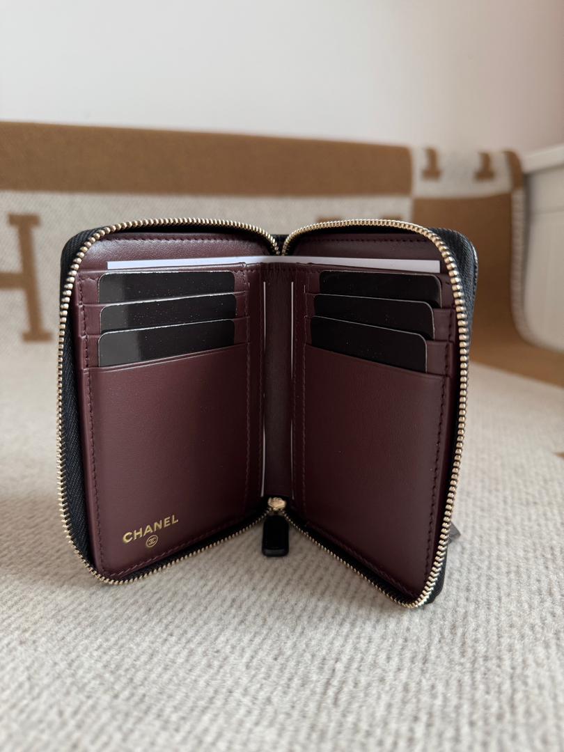 Chanel Zipped Compact Wallet