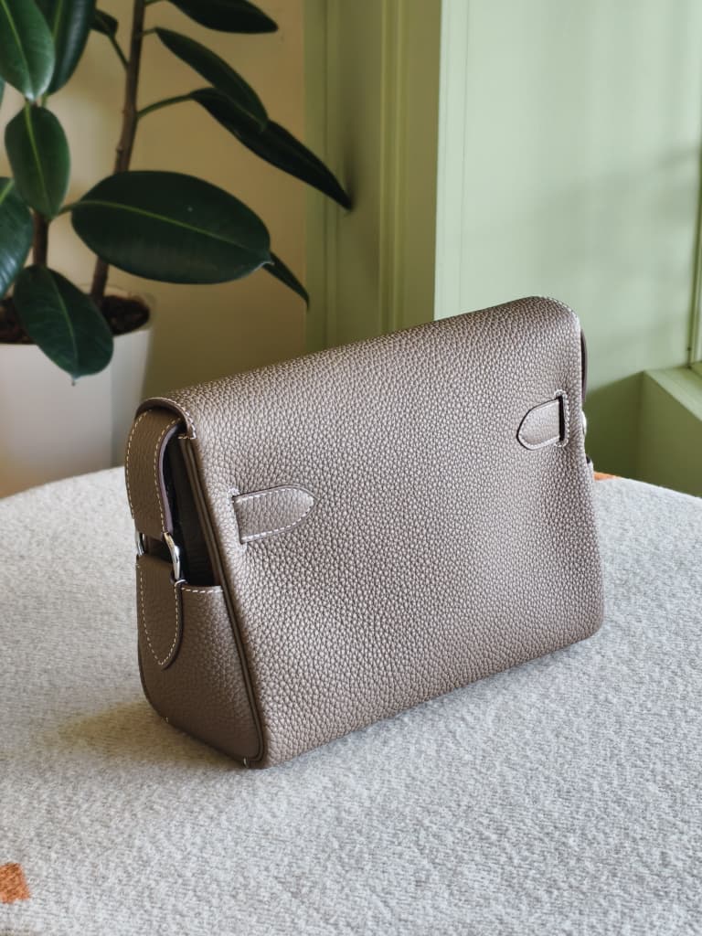 Hermes Kelly Messenger PM Etoupe PHW