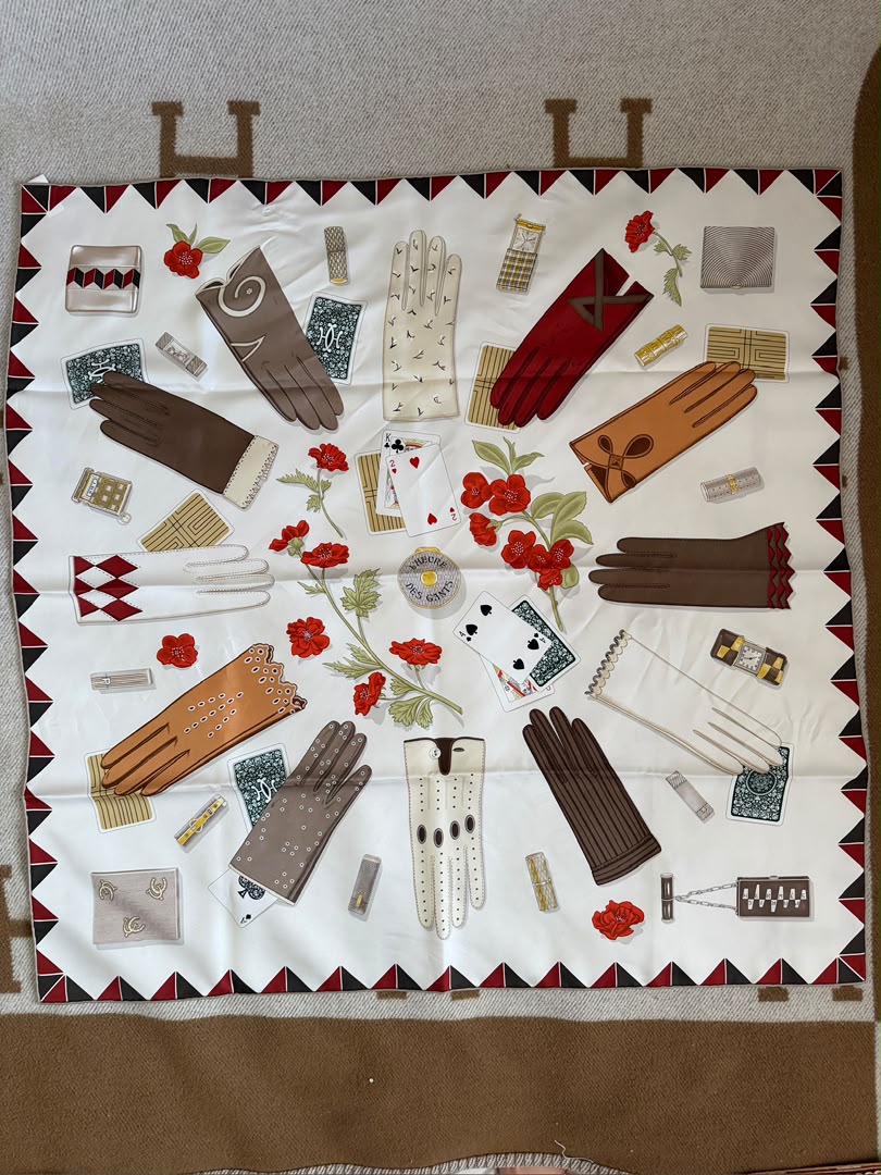 Hermes Silk Scarf