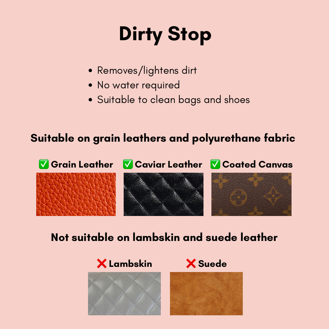 Dirty Stop by Luxury Bags Spa
