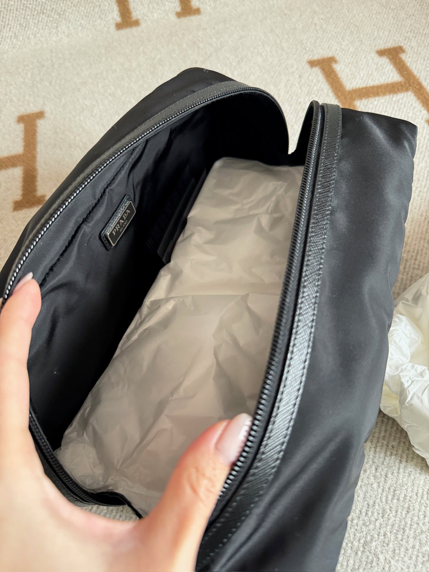 Prada Unisex Small Pouch Bag
