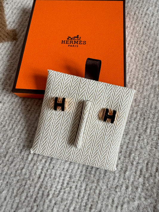 Hermès Mini Pop H Earrings