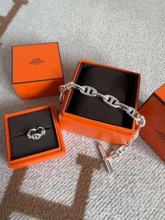Hermes Chaine d'Ancre Bracelet