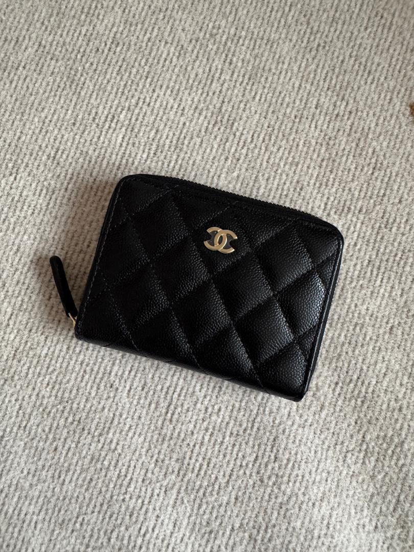 Chanel Zipped Compact Wallet