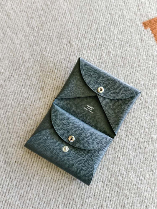 Hermes Calvi Duo Card Holder