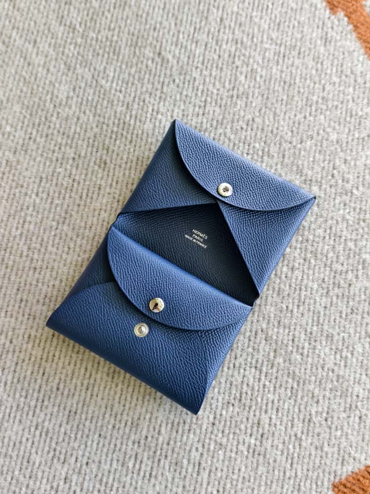 Hermes Calvi Duo Card Holder
