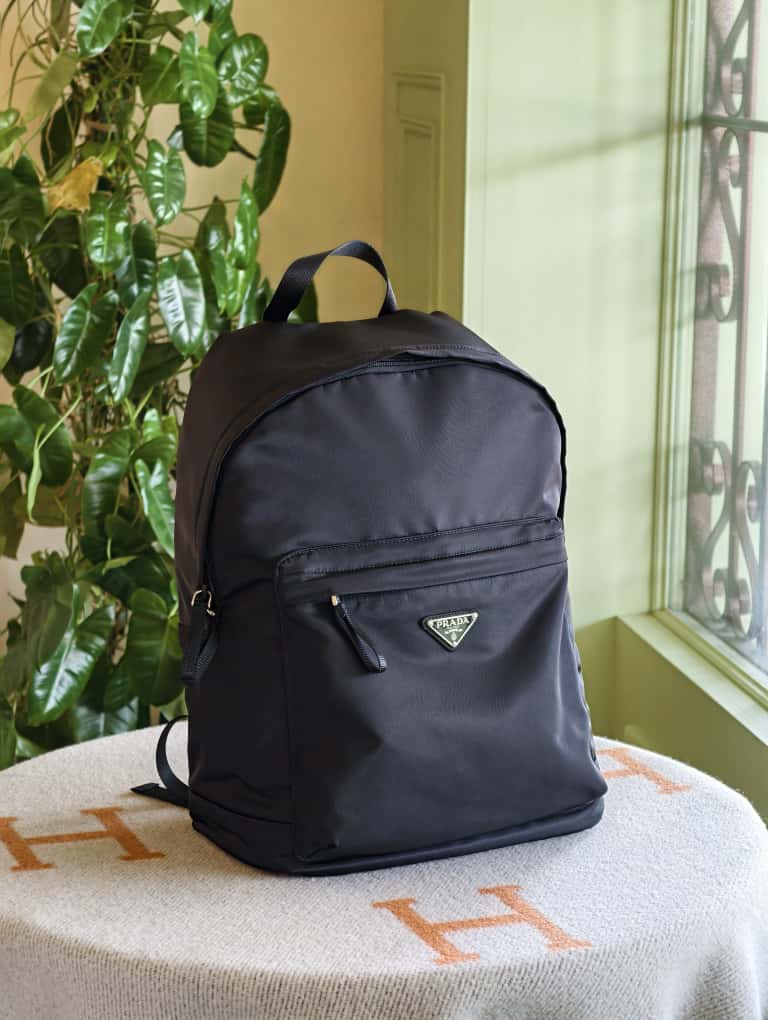 Hermes Unisex Nylon Backpack