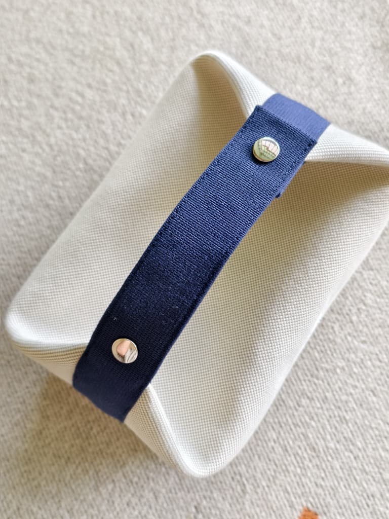 Hermes Bride A Brac Case Cabriole Blue Large