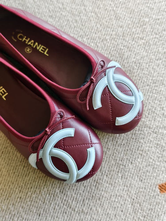 Chanel CC Beach Flat
