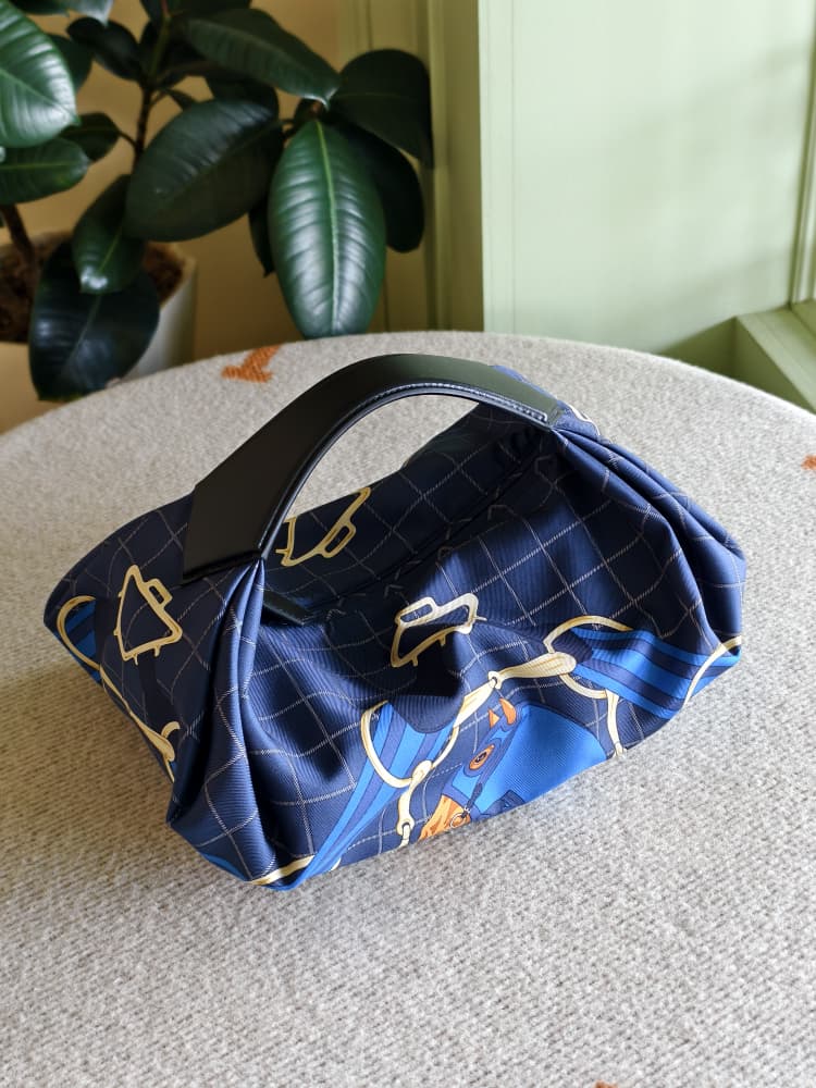 Hermes Balusoie Silk Bag