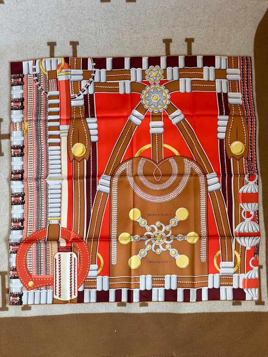 Hermes Silk Scarf