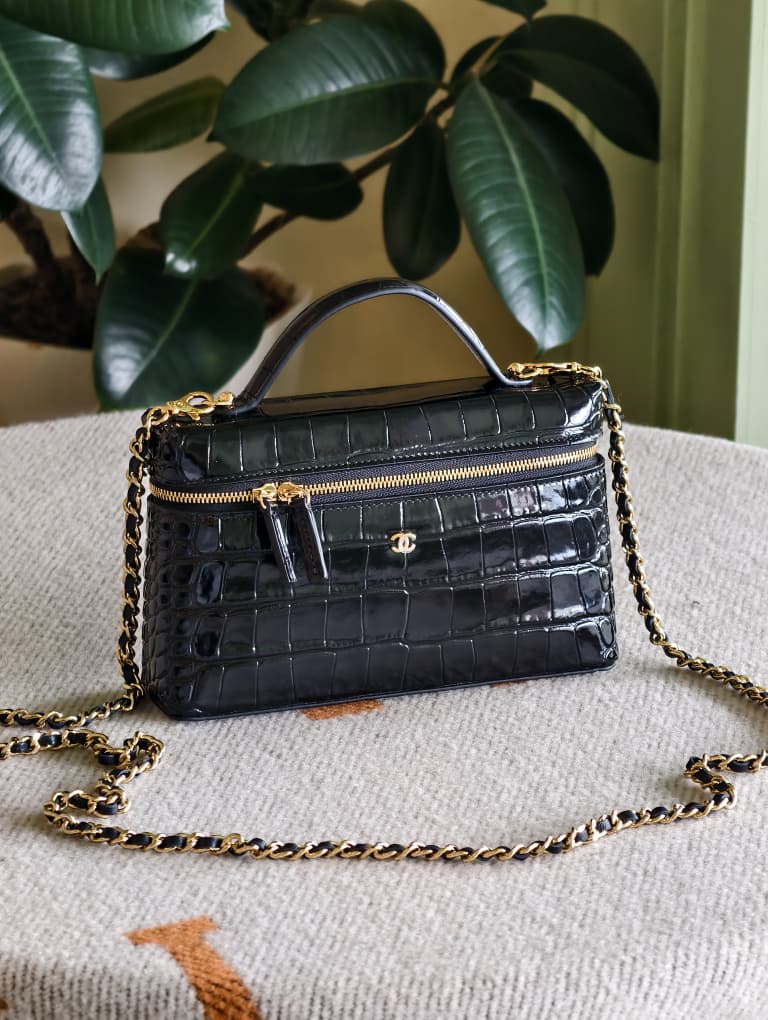Chanel Vanity Case Croc