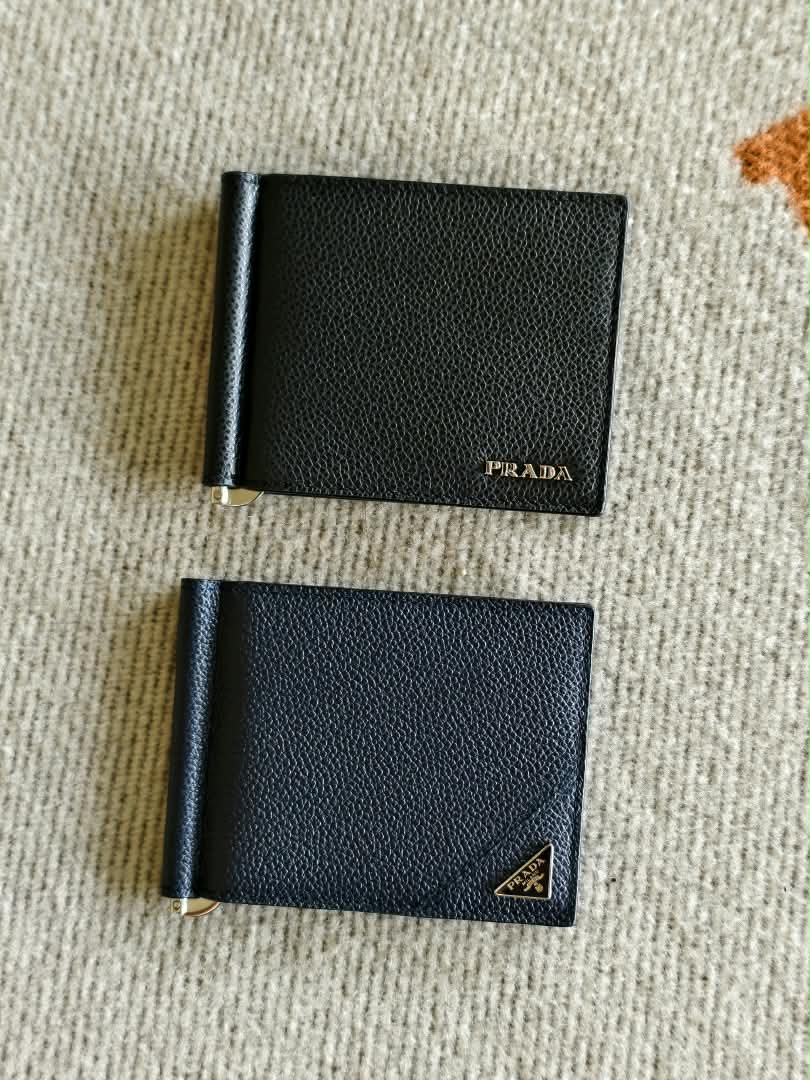 Prada Money Clip Navy