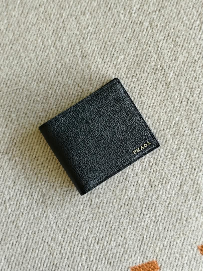 Prada Compact Wallet Black