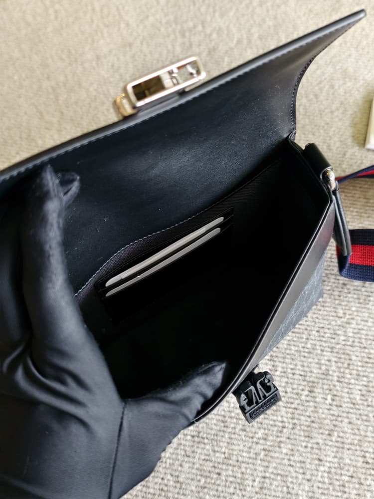 Gucci Buckle Crossbody Bag