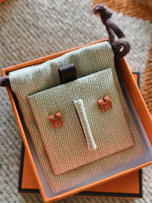Hermès Mini Pop H Earrings