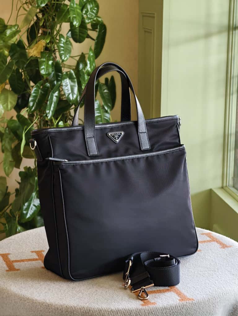 Prada Large Nylon Shopper Tote