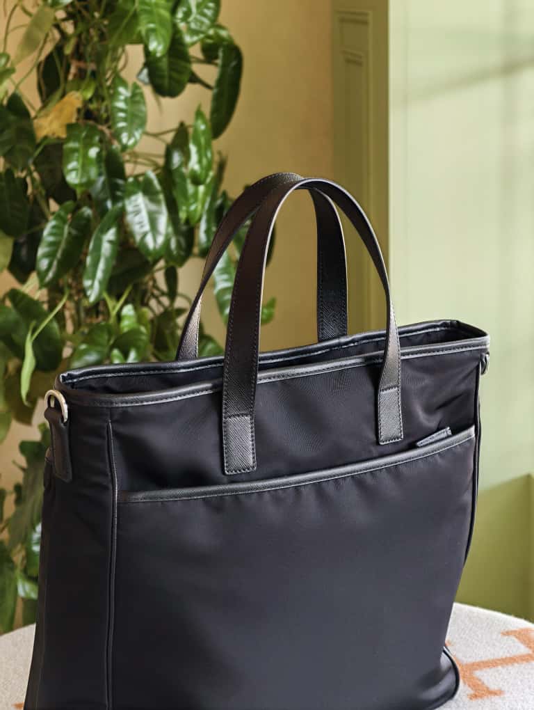 Prada Large Nylon Shopper Tote